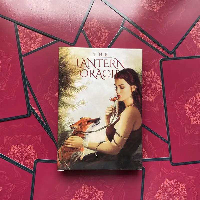 The Lantern Oracle Tarot Cards Tarot Deck Board Game for Adult Family Oracle for Fate Divination Card Game Gift English Version astronaut the crew board game for the quest for planet nine english version poker card game