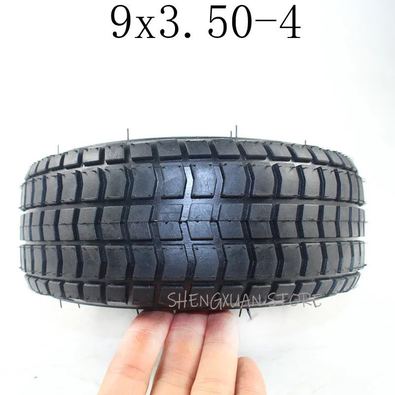 

NEWEST 9X3.50-4 TUBELESS 9"x3 1/2" (9x3.50-4) Scooter Tire and 2.80/2.50-4 or 3.00-4 Inch Tubeless for ATV SCOOTOER