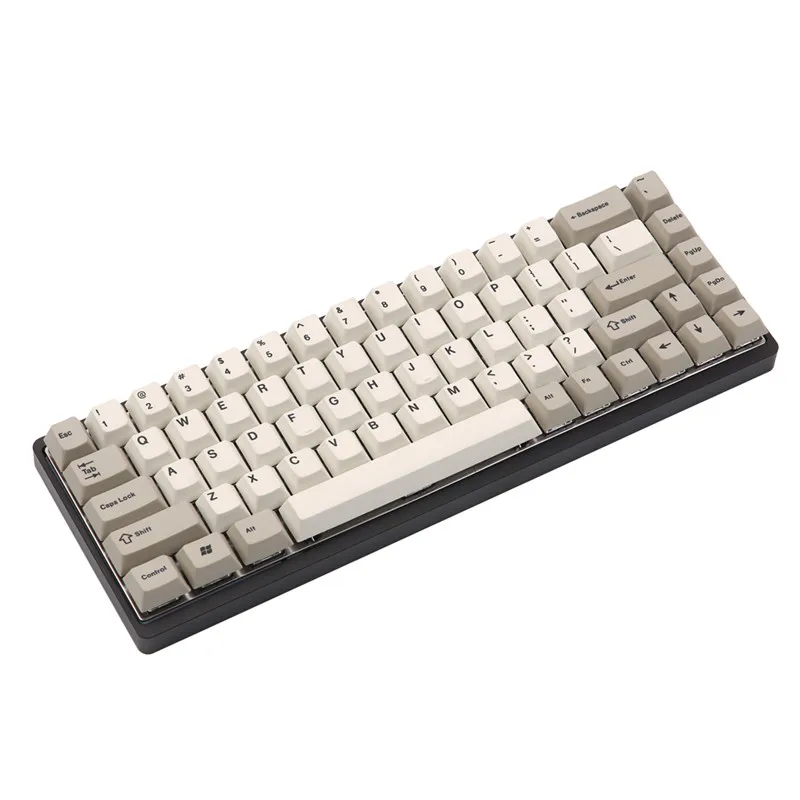 KBDfans 65% низкопрофильный алюминиевый механический чехол для клавиатуры
