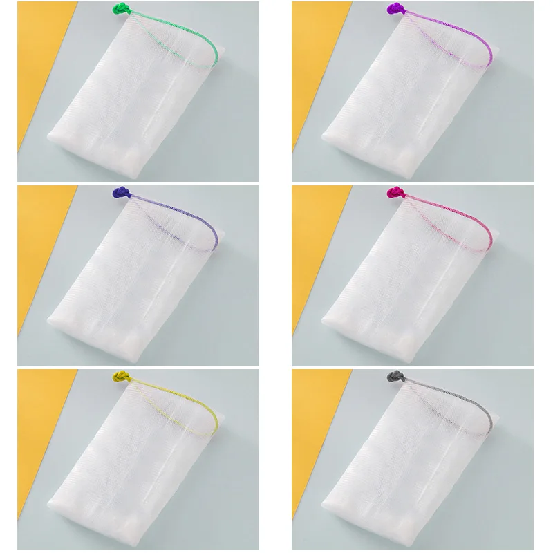 

10pcs Soap Mesh Soap Foaming Net Bubble Mesh Bag Skin Clean Tool DSD666