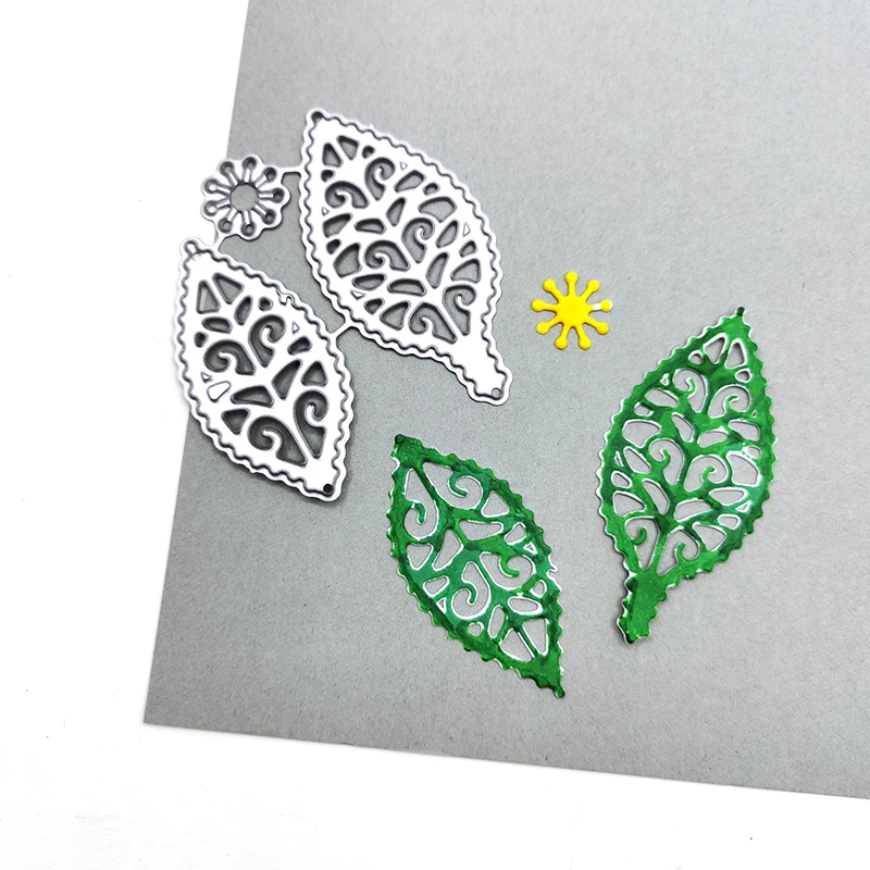 Julyarts 2019 Дерево лист металлический Трафаретный вырубной штамп Трафареты набор