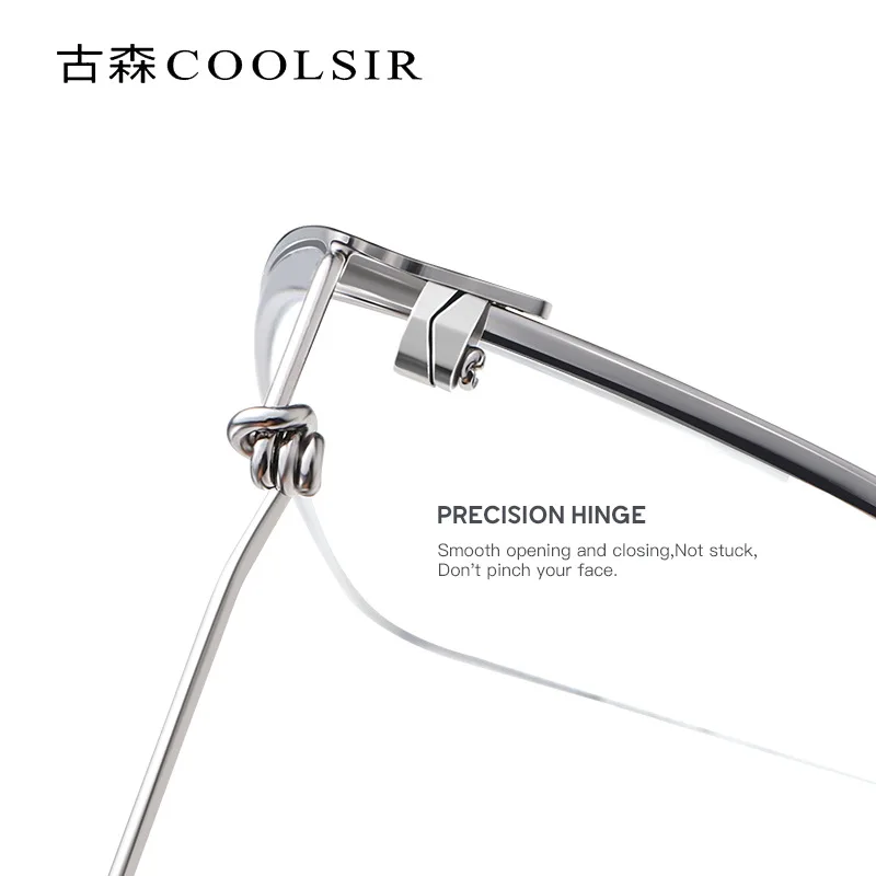 Мужские металлические очки с защитой от усталости модные для чтения