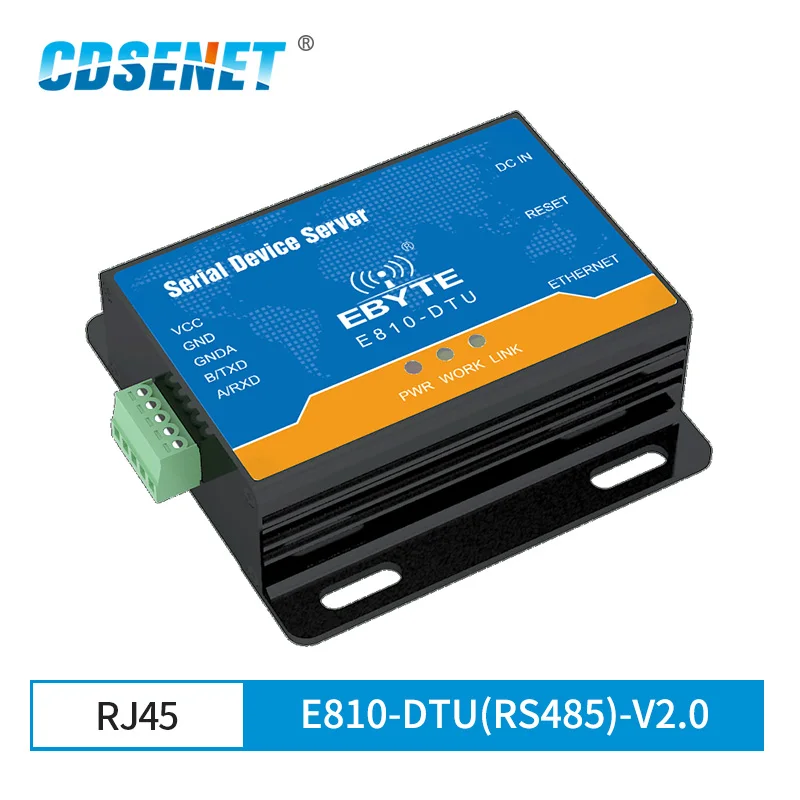 

Ethernet RJ45 to RS485 Serial Port Server Wireless Transceiver Modem TCP UDP 100M Full Duplex Module E810-DTU(RS485)-V2.0