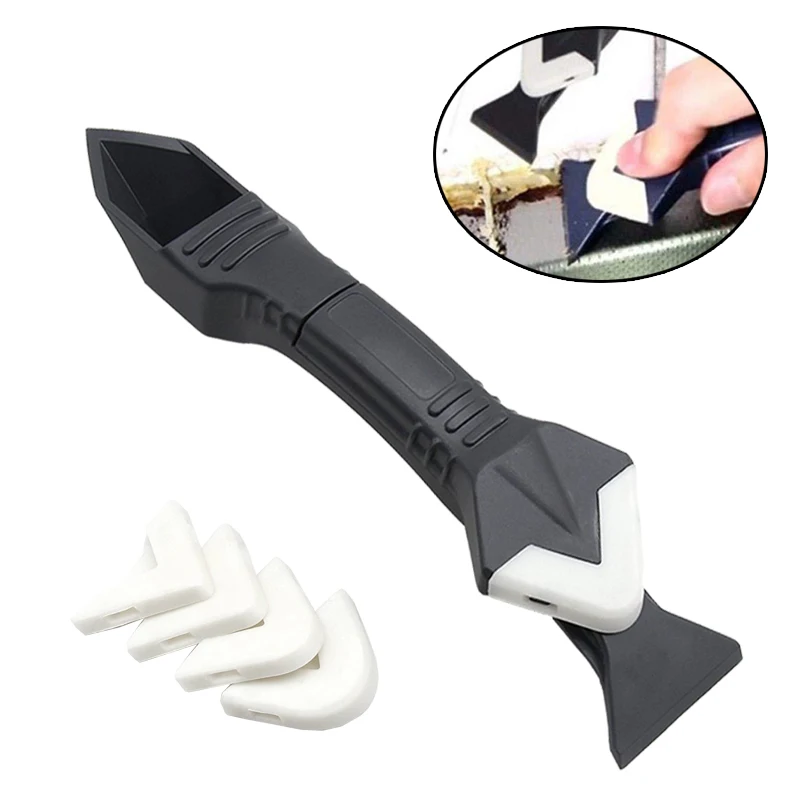 Скребок для стекла 3 в 1 инструмент герметизации лопатка многофункциональная