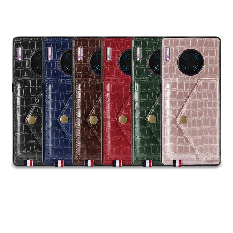 

Premium Leather Cover For Huawei Mate 30 Pro Case Magnetic Phone Cover Mate30 Cases Stand Wallet Buttons Card Pocket