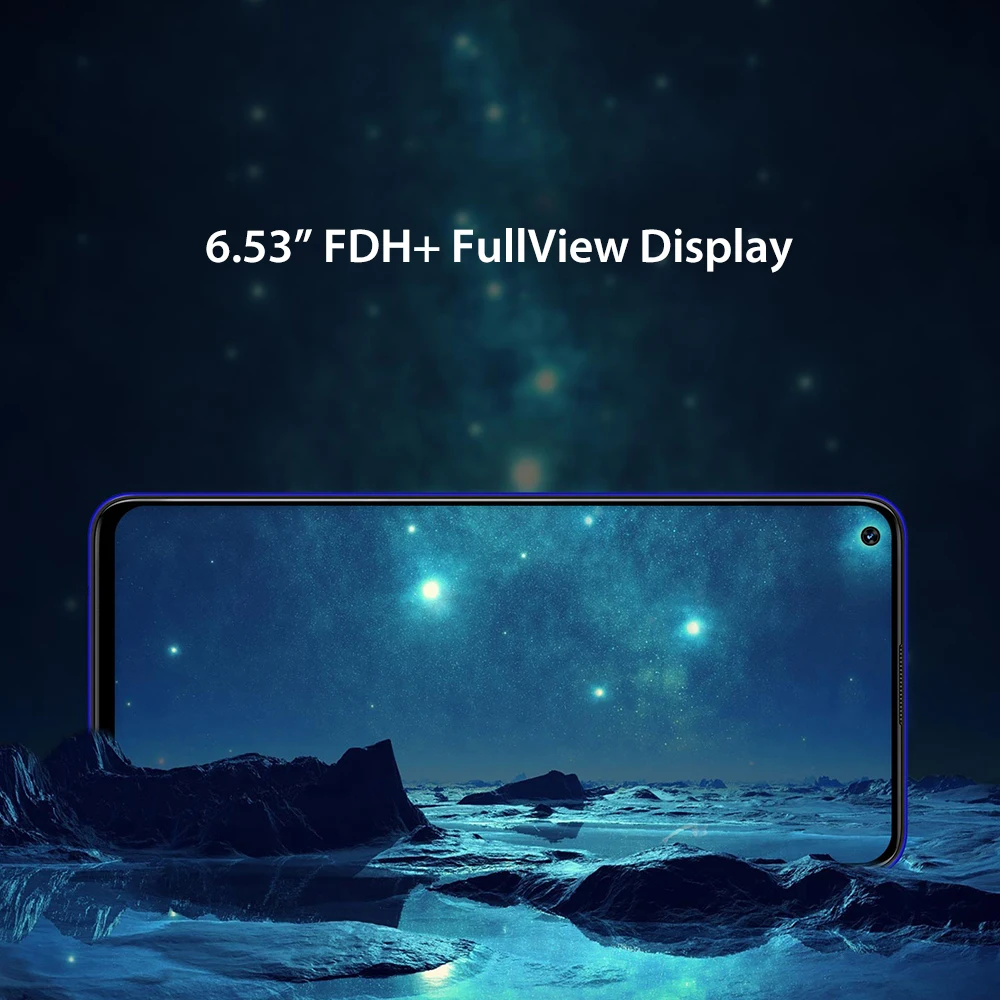 UMIDIGI F2 телефон Android 10 глобальная версия 6 53 "FHD + ГБ 128 48MP AI Quad камера 32MP Selfie Helio P70