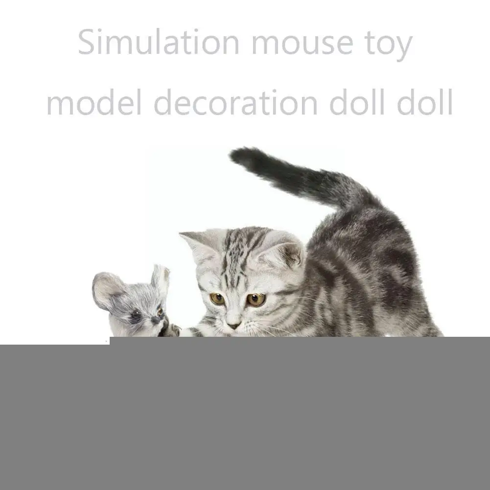 

1 шт. Высокое качество имитация мыши плюшевая игрушка мягкая игрушка Животные Куклы для детей детские подарки на день рождения P6m8