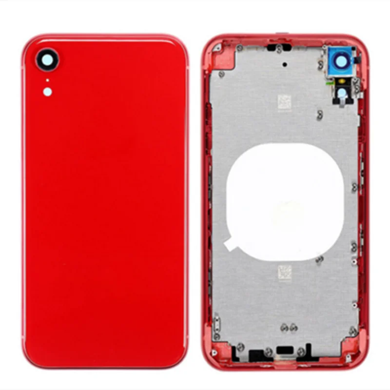 Middle Frame + Back Glass For iPhone XR Battery Cover Case Chassis Assembly Housing Parts | Мобильные телефоны и