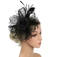 women fashion cosplay accessories headwearhair clip feather wedding casual fascinator great gatsby headband pearl charleston
