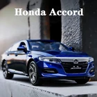Модель Honda Accord, литье под давлением, автомобиль со звуком и светом, детская игрушка, коллекционный подарок на день рождения для мальчика, 1:32