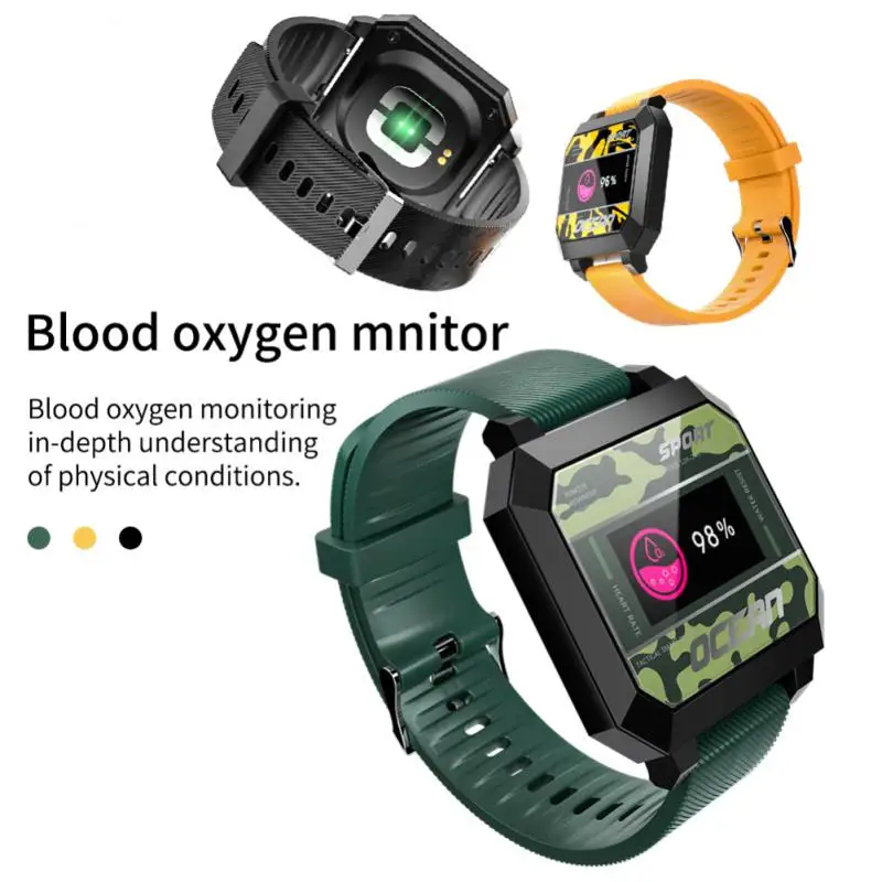 LOKMAT OCEAN 2 Men's Smart Watch Full Touch Fitness Tracker Heart Rate Blood Pressure Monitoring Sports Detection | Электроника