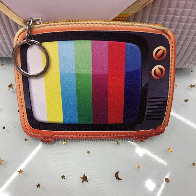 

Zero Wallet Creative Keychains Restoring Ancient Ways Car Shape Coin Bag Key Chain Pu Bus Card Bag Key Rings Charm Child Gift