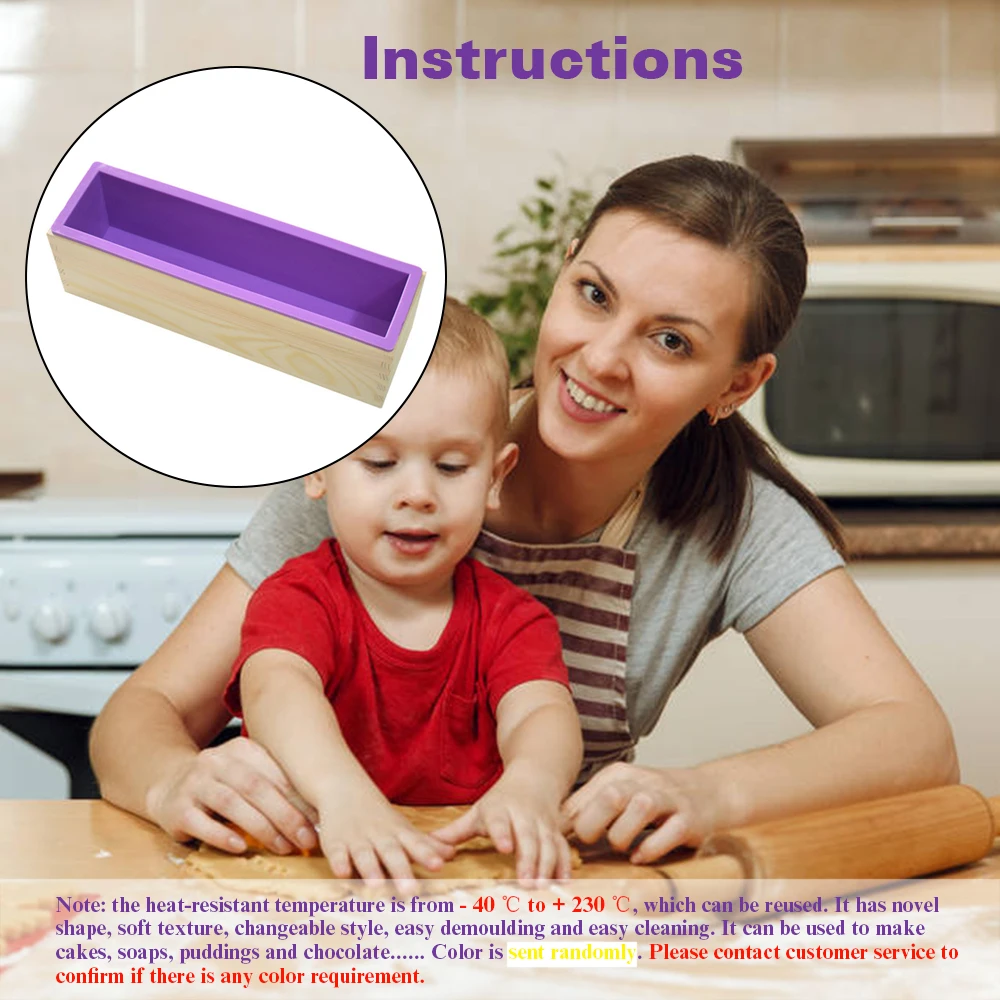 Прямоугольная силиконовая форма для мыла DIY ручная работа инструменты выпечки