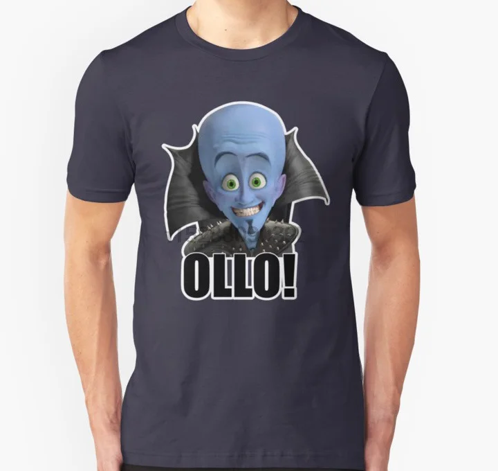 Мужская футболка с коротким рукавом Megamind Will ferrella Ollo! Здравствуйте! Футболка