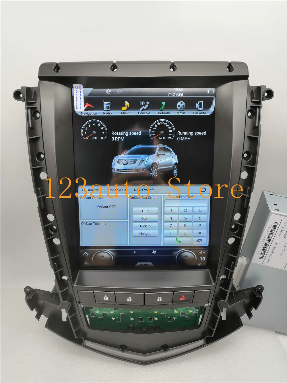 10,4 ''Tesla стиль Android 8,1 автомобильный DVD gps плеер Радио Навигация для Cadillac SRX 2009 2010 2011 2012 PX6 CARPLAY ips стерео