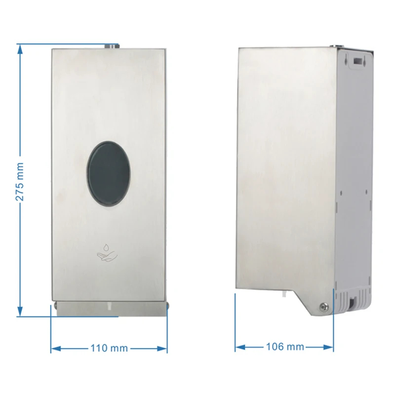 

Free Shipping to Puerto Rico Stainless steel smart soap dispenser for soap washing machine automatic sensor hotel bathroom