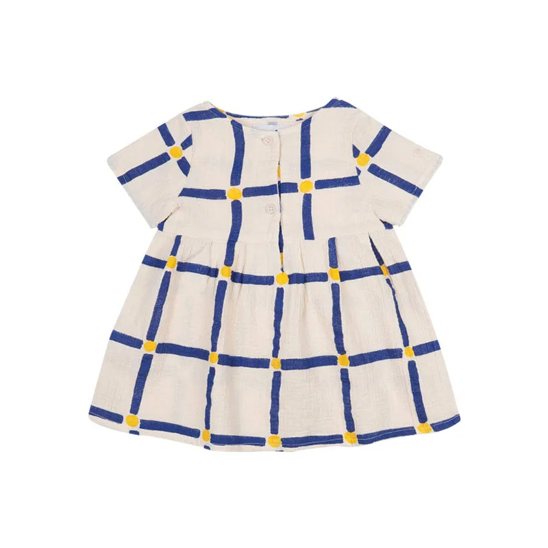 

PER-SALE Ship At Mid-March 2021 Spring Toddler Girls Dress Baby Dress Cartoon Dress for Baby Girls Summer Clothing Size 66-100cm