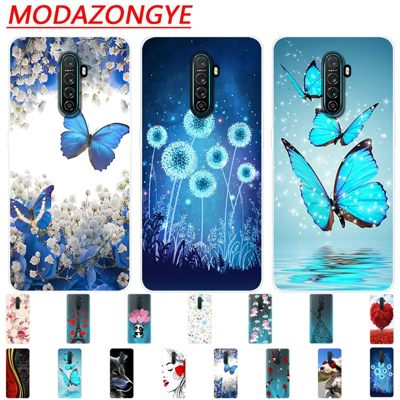Силиконовый чехол Realme X2 Pro для X2Pro мягкая задняя крышка из ТПУ OPPO телефона