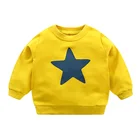 Детский хлопковый свитшот с длинным рукавом, на возраст 24-8 лет