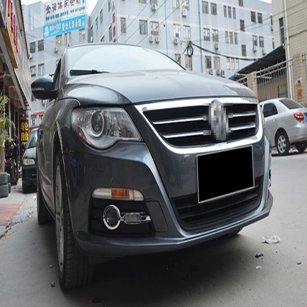 

ECAHAYAKU 1 PCS 12V LED Car DRL Daytime Running Lights with Fog Lamp Hole cover Driving Light for CC Plating 2012 2013 2014