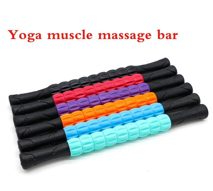 Массажный валик для тела массажный 9 шипов массажер снятия мускулатуры