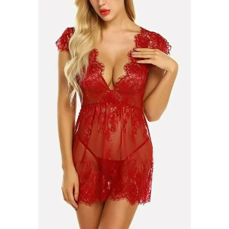 Сексуальное женское нижнее белье кружевное стринги|Белье бейбидолл и сорочки| |