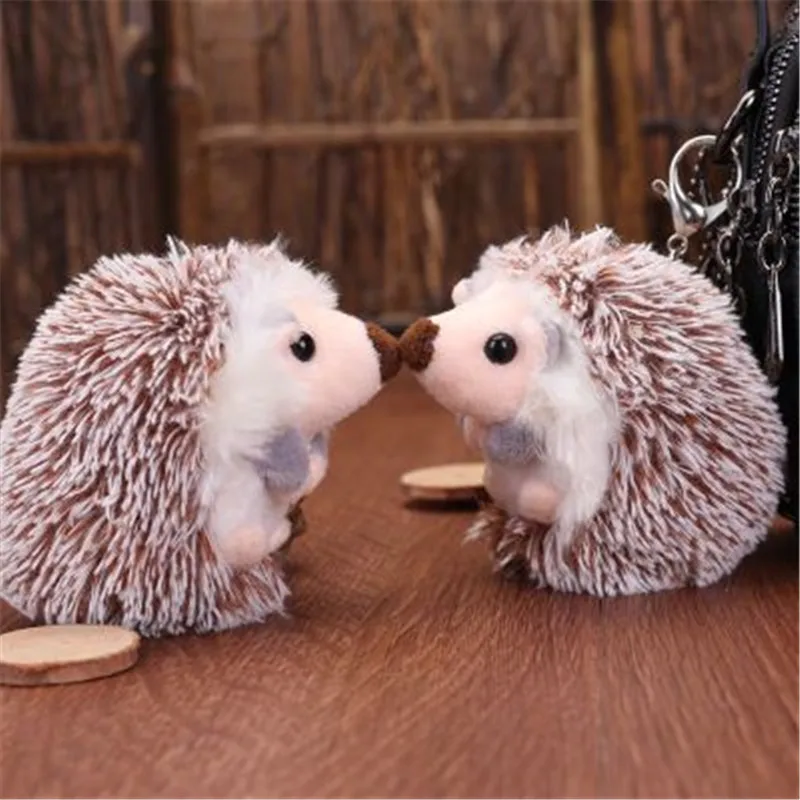 

Cute Hedgehog Plush Toy Pendant Key Chain Car Trinket Bag Pendant Doll