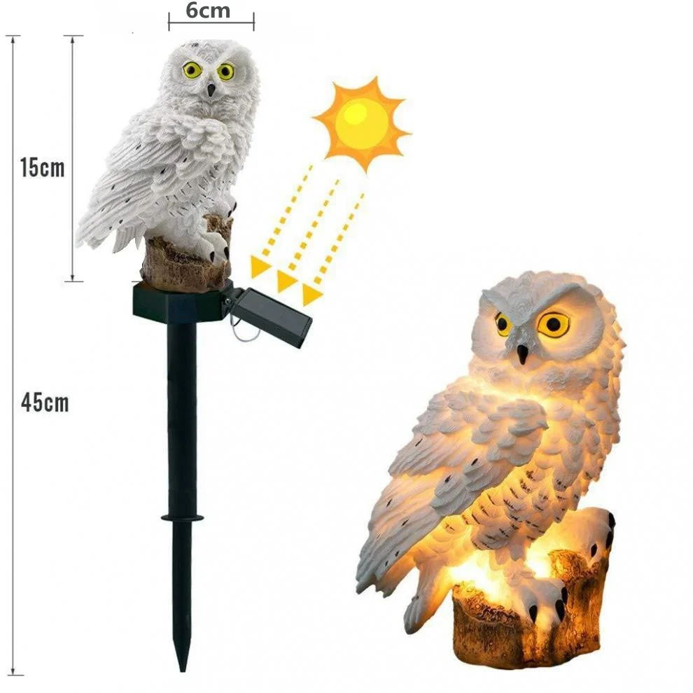 

Solar Powered Garden Light Outdoor Waterproof Parrot/Owl LED Fairy Light Lawn Lamp Garden Decor Landscape Night Animal Light