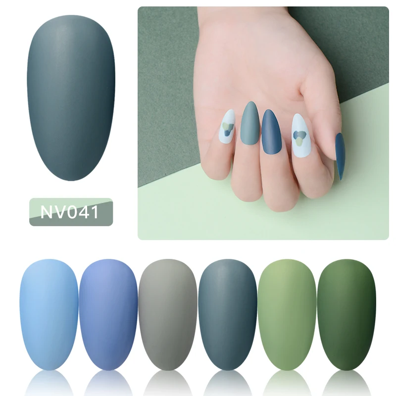 УФ Гель-лак для ногтей Vision 5 мл матовый Цветной необходимый Матовый верхний слой