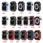 Матовый чехол для Apple Watch 7 41 мм 45 мм, жесткий бампер из поликарбоната, защитная рамка для iWatch 7 41 мм 45 мм