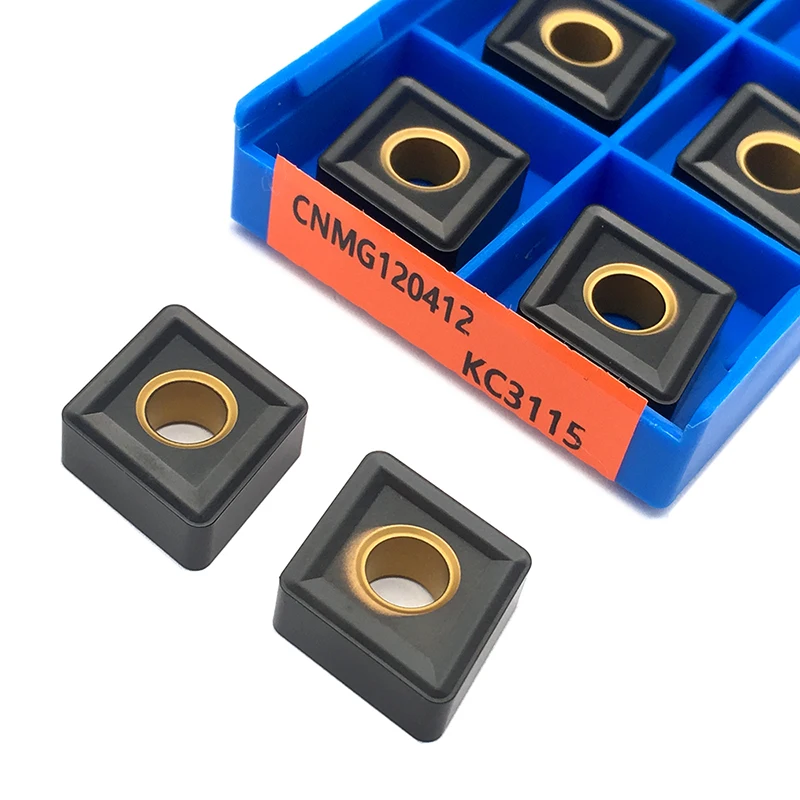 10PCS CNMG120412 KC3115 External Turning Tool Carbide Inserts High Quality CNC Blade CNMG 120412 Lathe Cutter For Cast Iron | Инструменты
