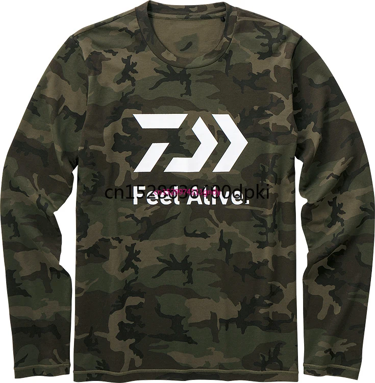 

DAIWA 2021 New Style Daiwa Fishing Clothing Quick-Drying Anti-UV Daiwa Shirts Sports Clothes Long Sleeve Fishing Clothing