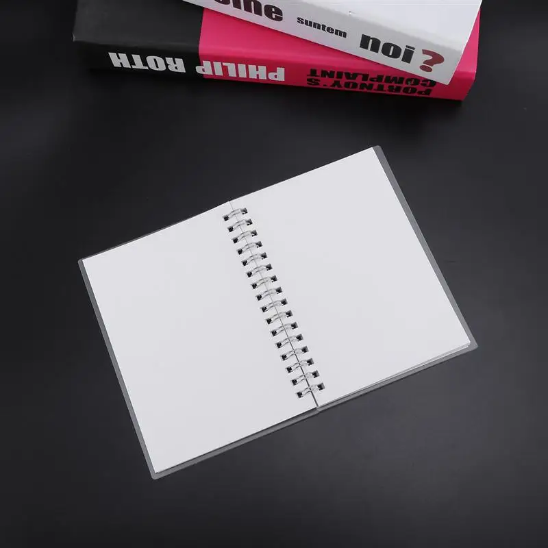 80-Page A6 записная книжка водонепроницаемая матовая прозрачный чехол из