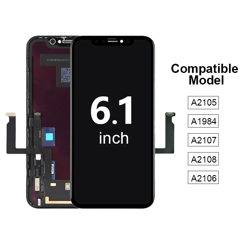 Оригинальный ЖК-дисплей 6 1 &quotOEM для iPhone XR 3D сенсорный экран замена Pantalla