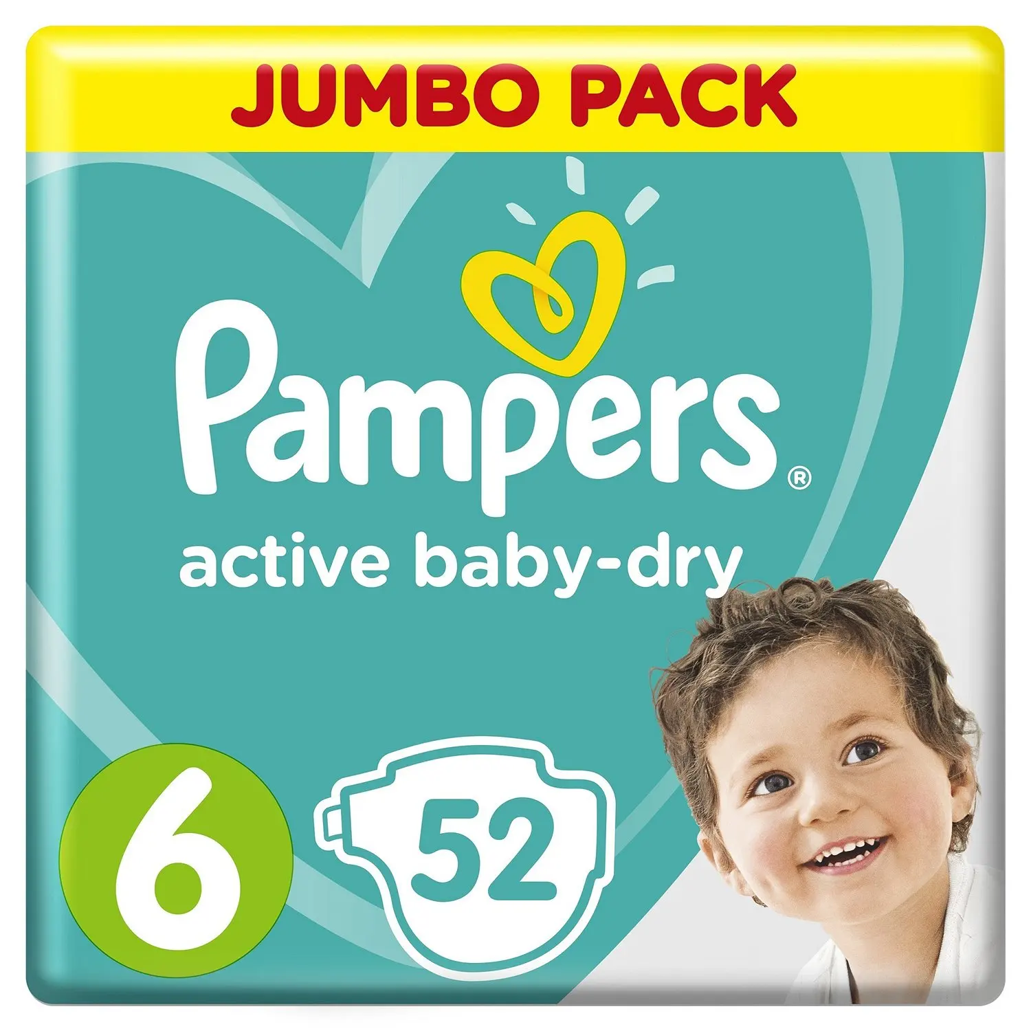Подгузники Pampers Active Baby-Dry 6 13-18кг 52шт | Мать и ребенок