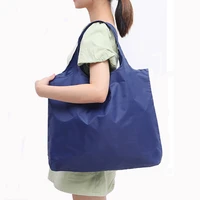 waterproof foldable handy shopping bags portable eco friendly reusable tote pouches recycle shopper storage bag women handbag
