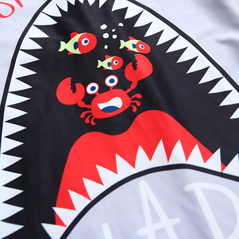 

Swimwear Baby Boy 2021 New Summer Beachwear Kids Shark Print Bathing Suit Child Swimming Suit for Boys One Piece UV Swimsuit