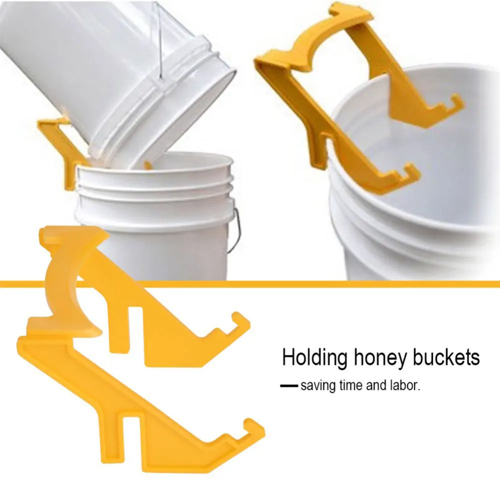 

Beekeeping Honey Gallon Bucket Holder Plastic Bracket Rack Frame Grip Lift Beekeeping Tool Portable Gardening Honey Stand