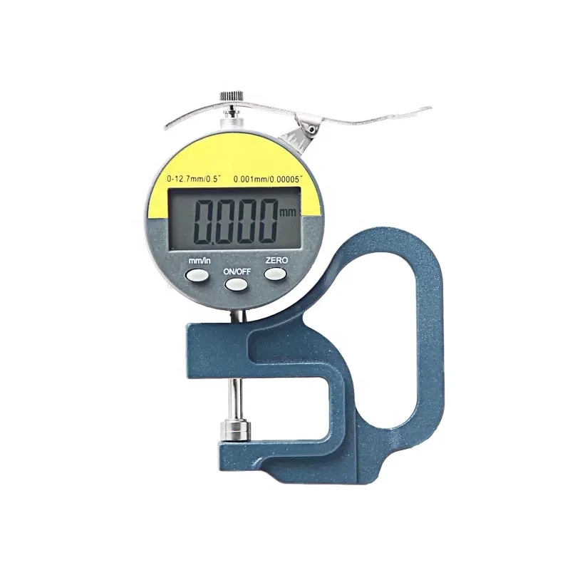 0.001mm Digital Display Micrometer Thickness Gauge For Plastic Film
