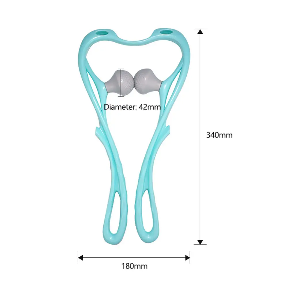 

Useful Neck Massage Tool Pressure Relieve Hand Roller Massage Neck Shoulder Dual Trigger Point Self Massager Hot Sale