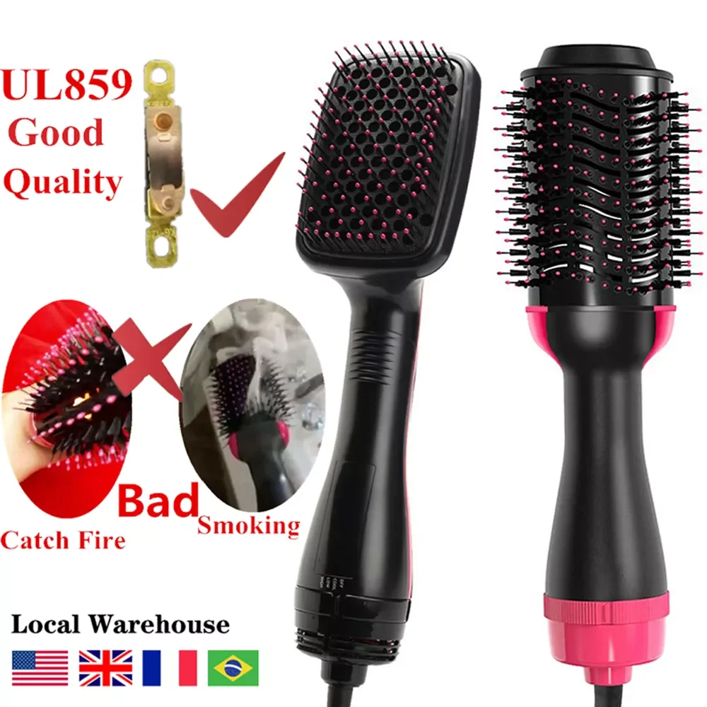

Hair Dryer Brush Blow Dryer Hair Styler Hot Air Comb One Step Hair Dryer and Volumizer 3 in 1 Blower Brush Hairdryer Hairbrush