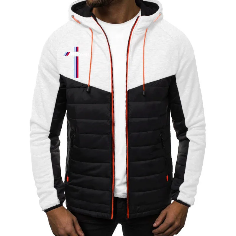 Мужская толстовка с капюшоном длинным рукавом на молнии|Куртки| |