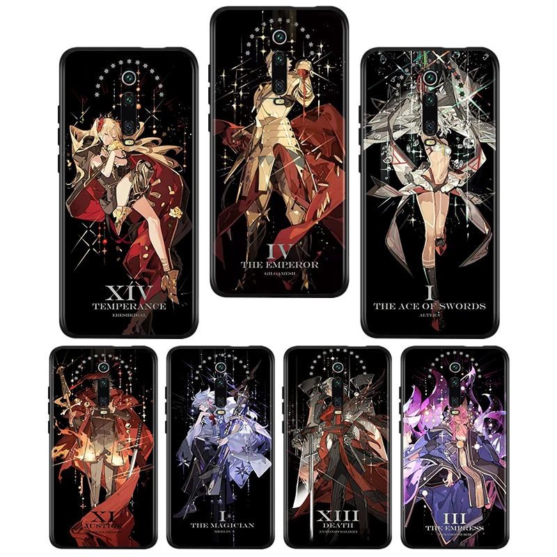 

Fate Grand Order FGO For Xiaomi Redmi K40 Gaming K30i K30T K30S K30 Ultra K20 10 10X Pro 5G Black Phone Case Funda Capa