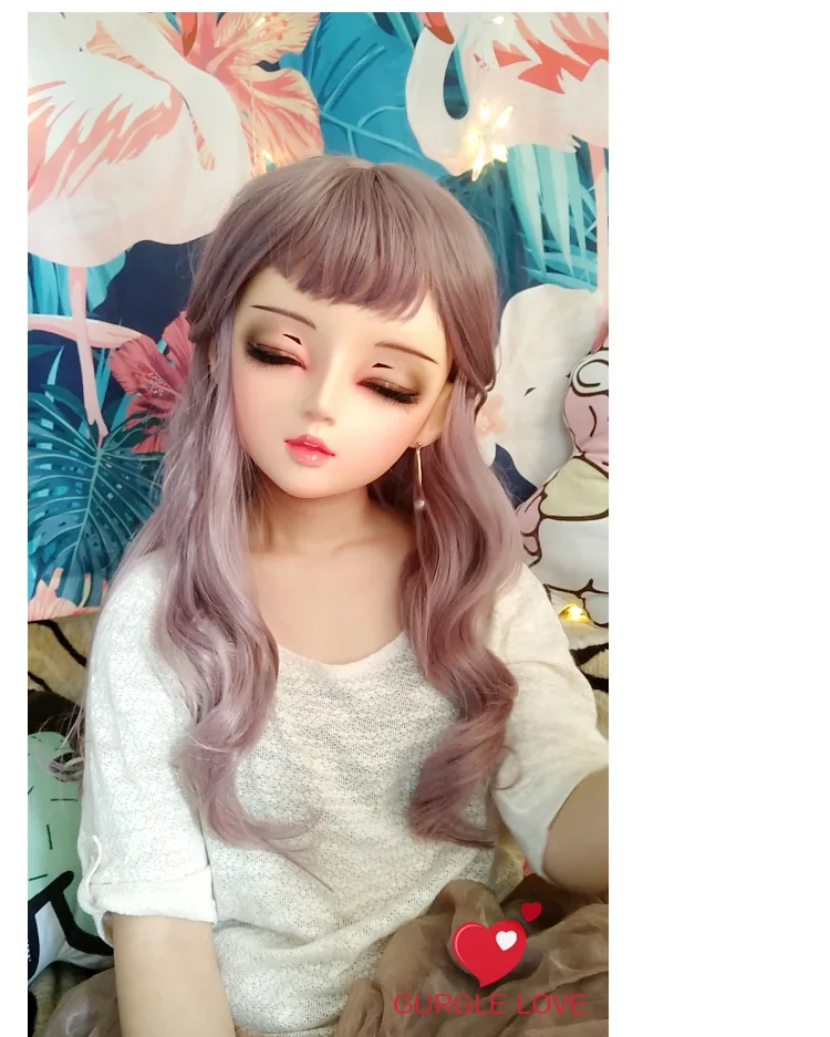 

(NEW-131) Female Male Mask Realistic Silicone Masks Halloween Party BJD Baby Doll Crossdress Japan Kigurumi Mask Anime Cosplay