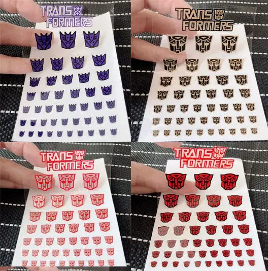 

4 стиля, декоративные наклейки-трансформеры autobot G1