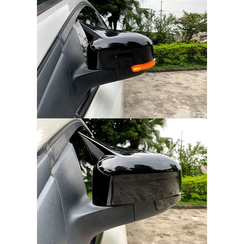 Зеркальная оболочка для боковых крыльев Ford Focus 3-3 5 2011 2012 2013 2014 2016 2017 2018 Черная |