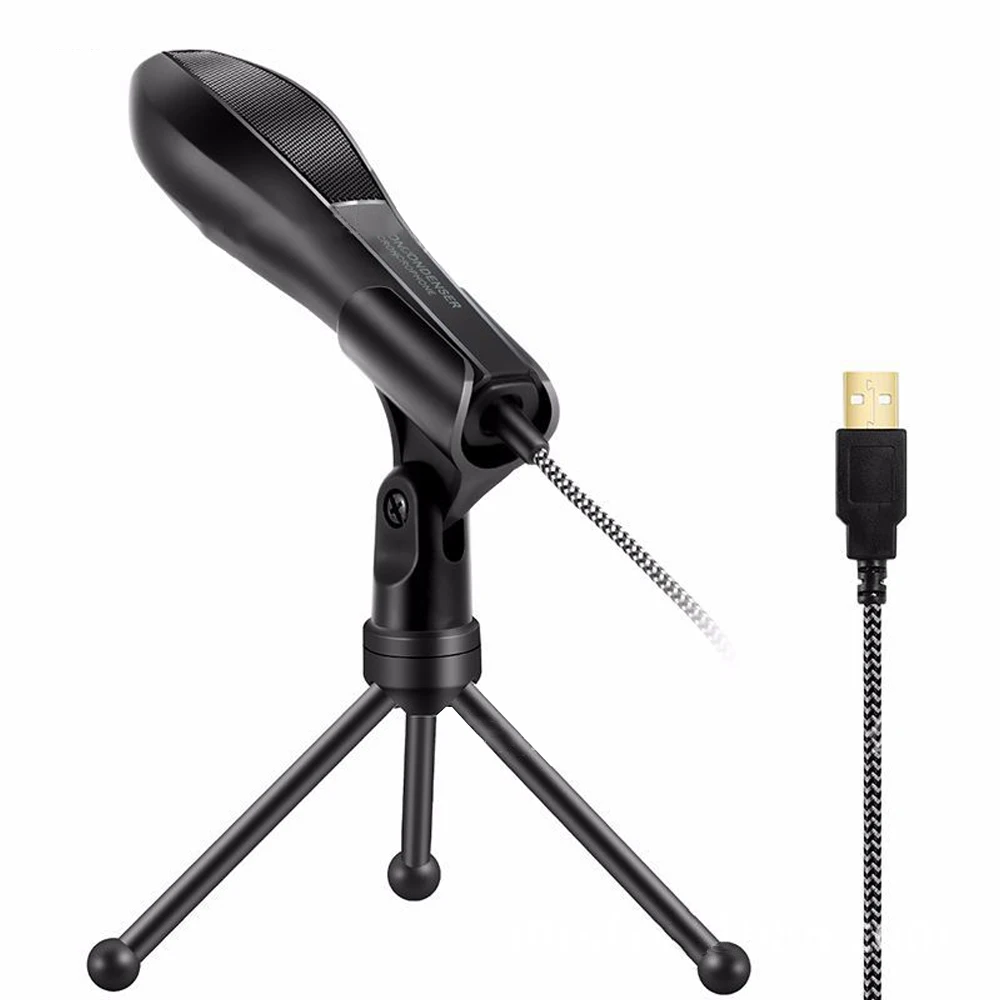 

Конденсаторный микрофон USB, профессиональные студийные микрофоны с подставкой для YouTube, видео, скайпа, игр, подкастов, записи