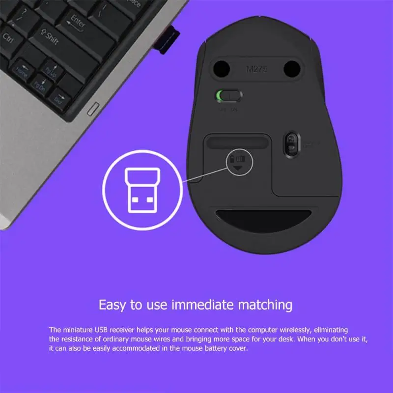 Беспроводная мышь lotech M280 2,4 ГГц 1000 dpi 3 кнопки оптическая игровая офисная мышь с usb-приемником для Windows/Mac OS портативных ПК