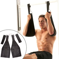 1 pairs ab sling straps fitness abdominal musclestraining hanging belt for pull ups exercise and hanging leg raise workout