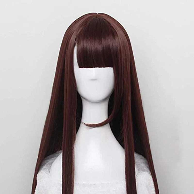 Парик из термостойких синтетических волос для косплея ахаги парик Хэллоуина